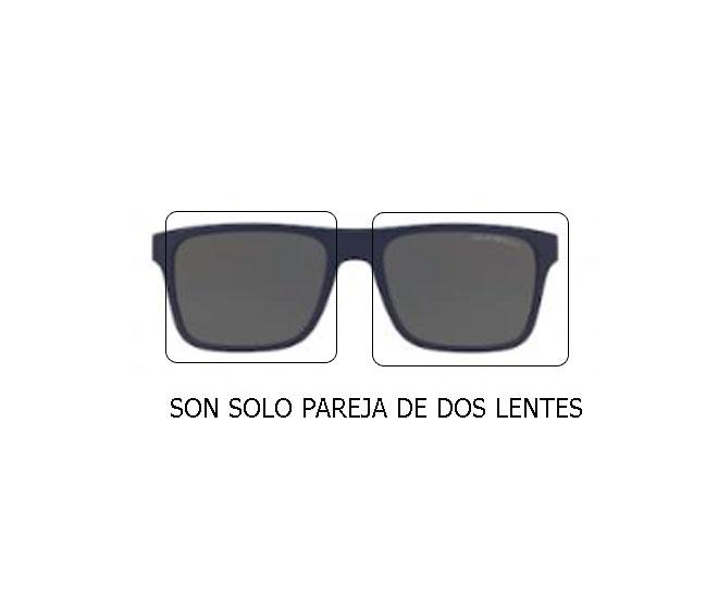 Pareja de lentes de Recambio Suplemento EA4115 57591W DARK GREY