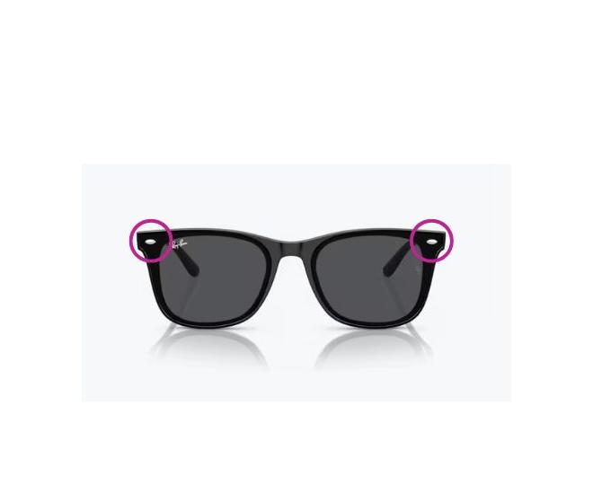 Pareja de Embellecedores Frontales Ray-ban RB4420 601/87