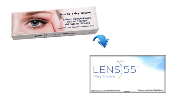 Lens 55 1 Day Silicone (15 Lentillas)