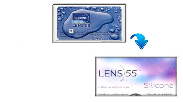 Lens 55 Silicone (6 Lentillas)