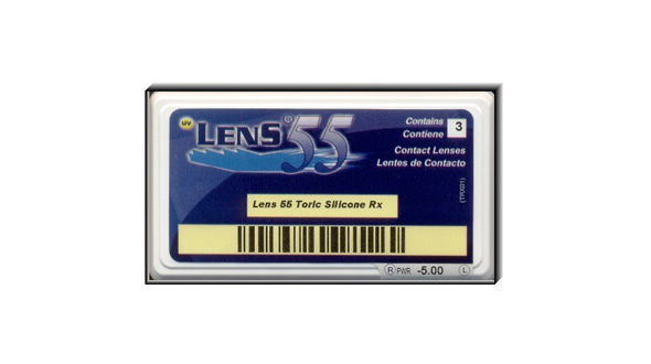 Lens 55 Toric Silicone Rx (3 Lentillas)