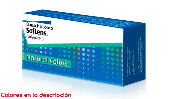 SofLens Natural Colors Neutras (2 Lentillas)